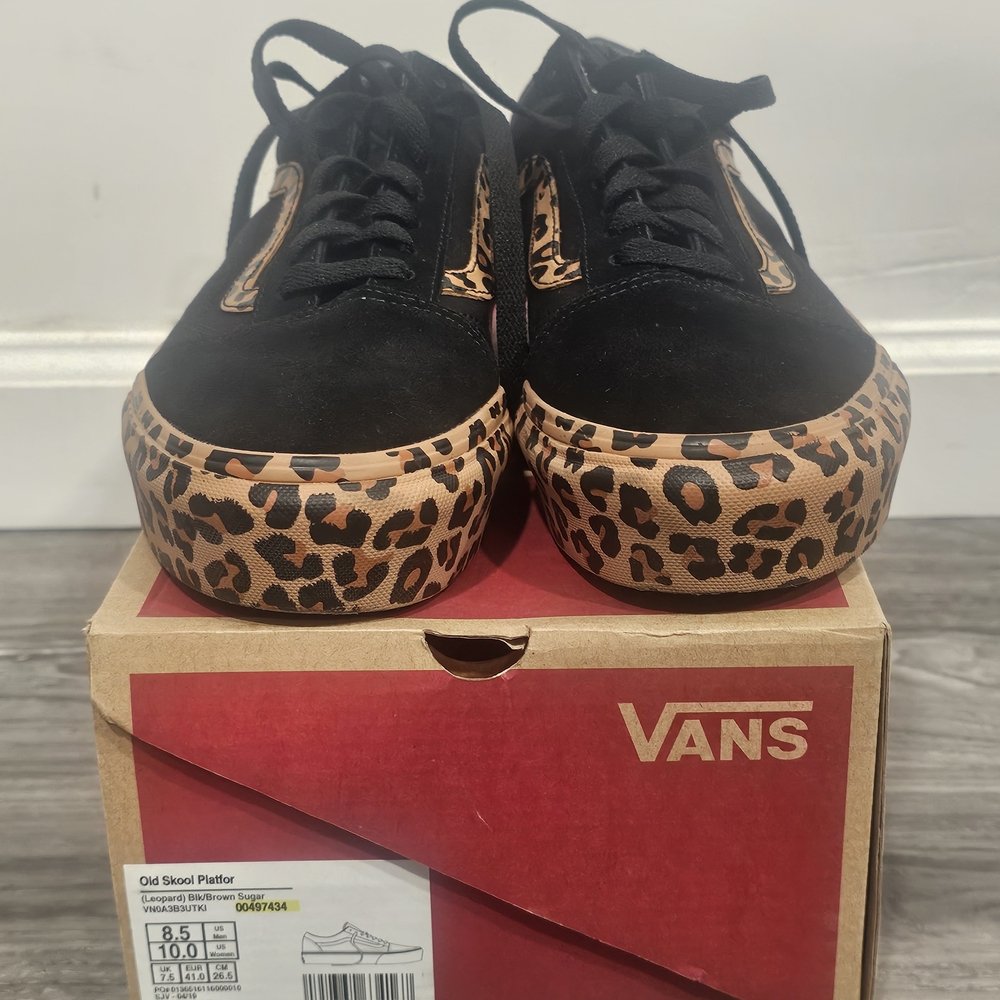 Vans Women's Leopard Print Sneakers